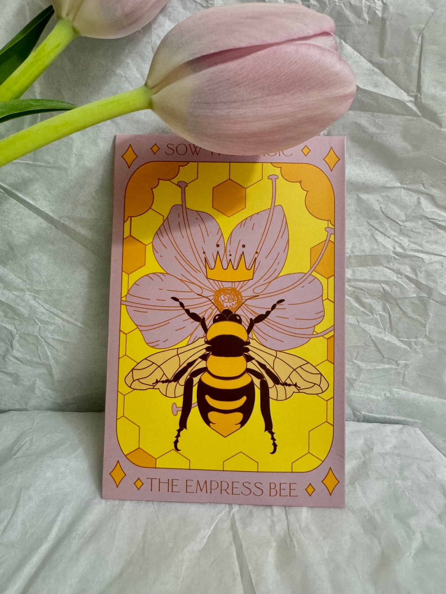 Sow The Magic The Empress Bee Tarot Garden + Gift Seed Packet