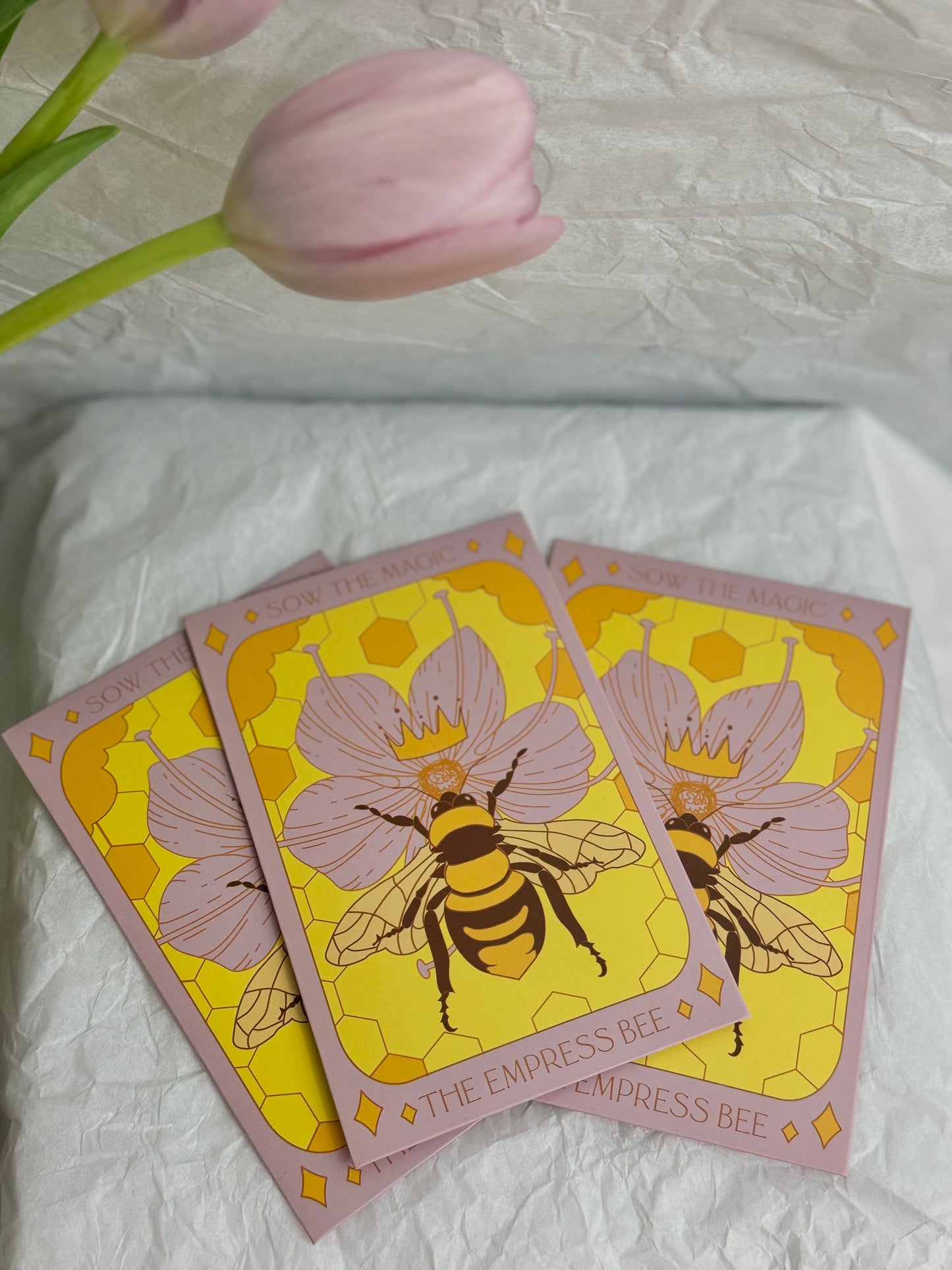 Sow The Magic The Empress Bee Tarot Garden + Gift Seed Packet