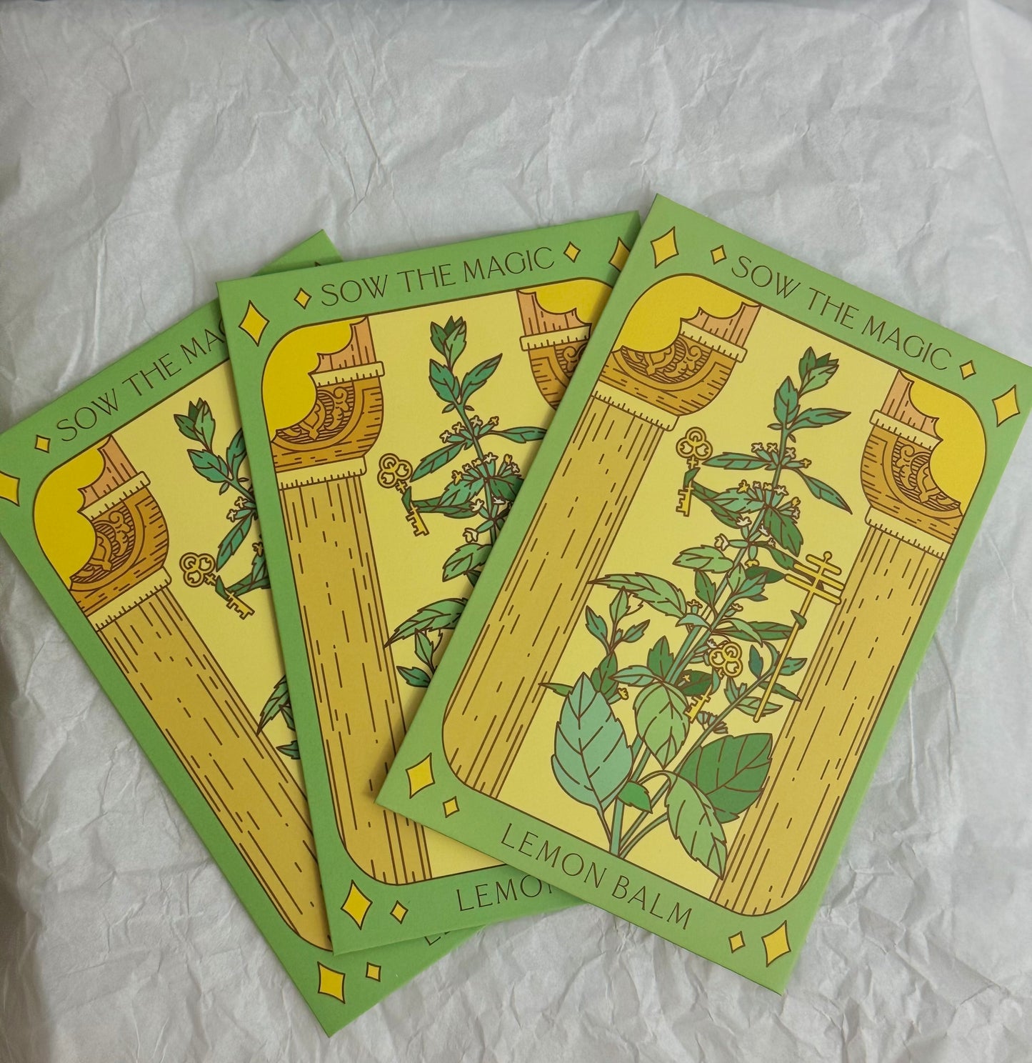 Sow The Magic Lemon Balm Tarot Garden + Gift Seed Packet