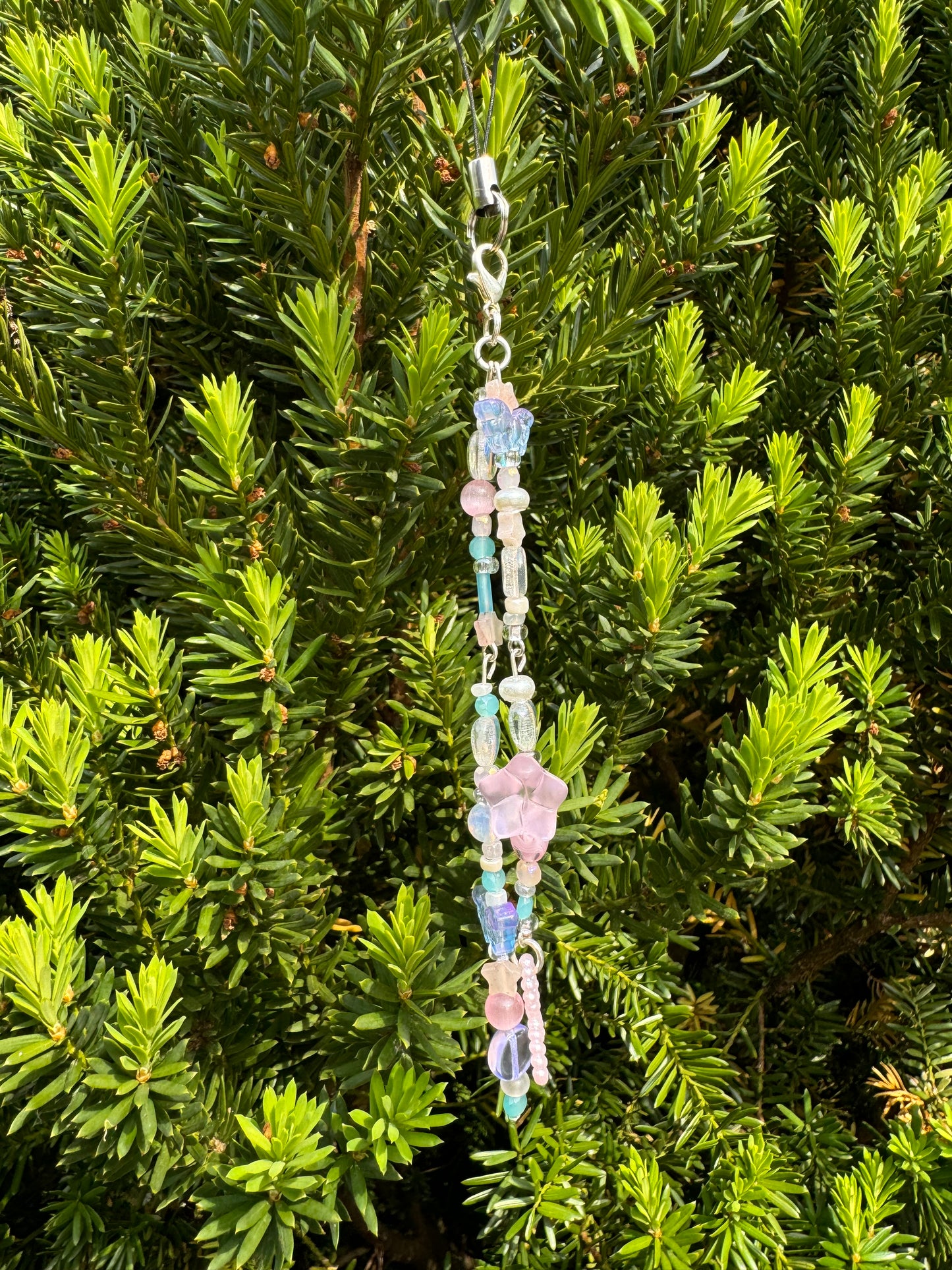 Crystal Beaded Keychain & Phone Charm