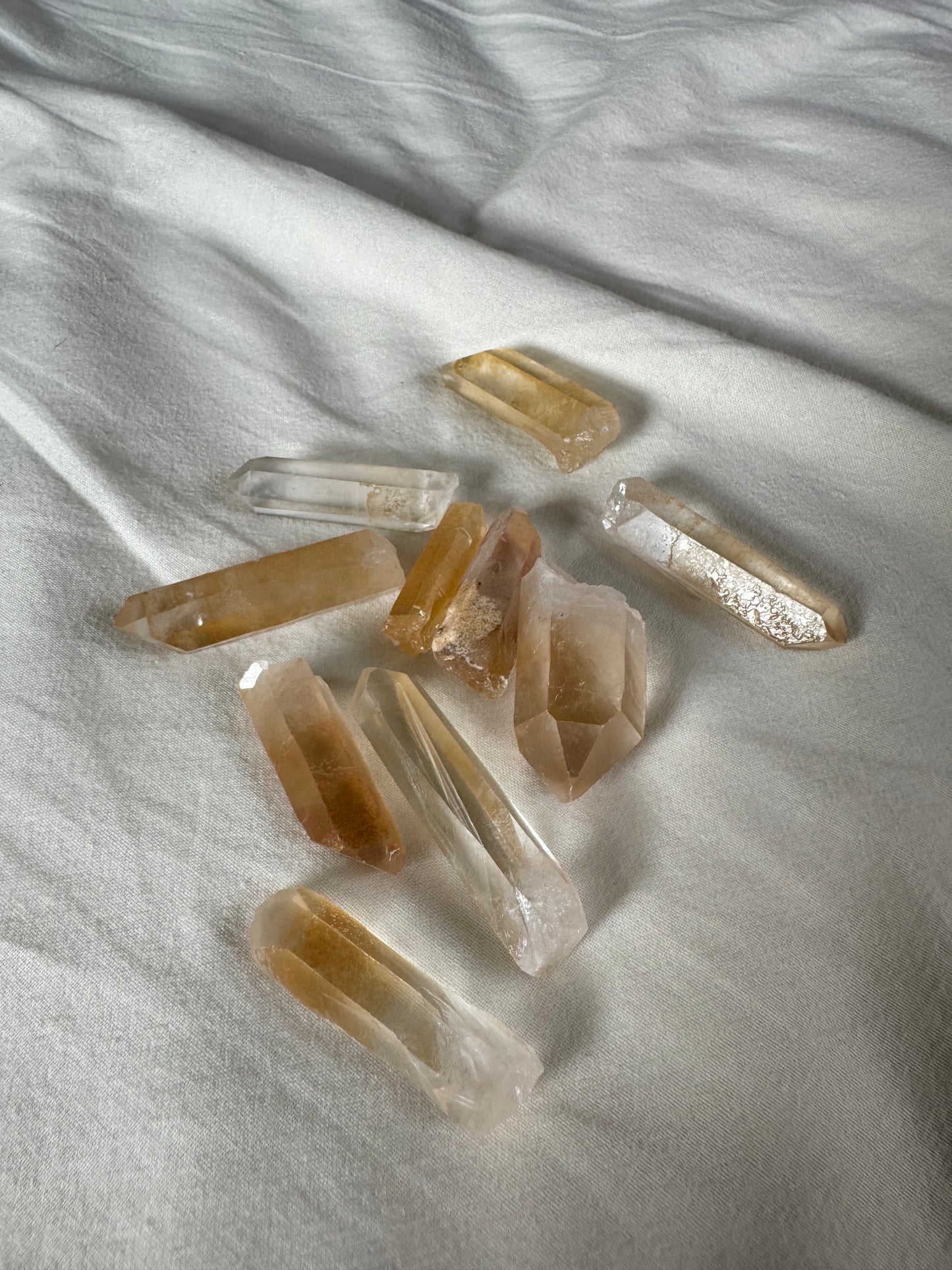 Tangerine Quartz Crystal Point, Crystal Point