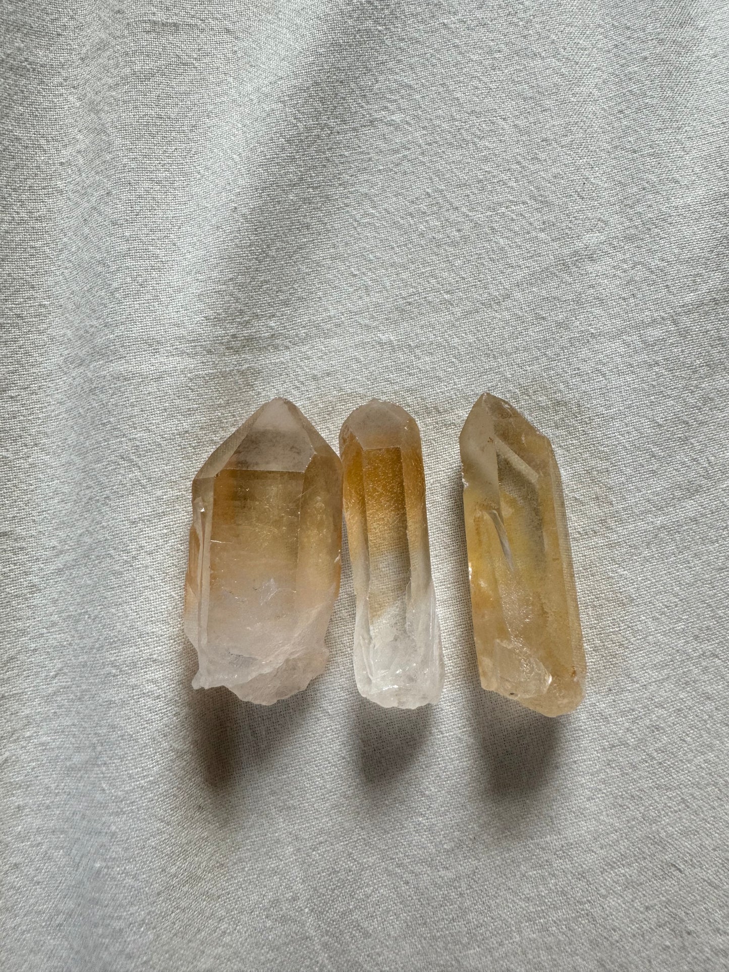 Tangerine Quartz Crystal Point, Crystal Point