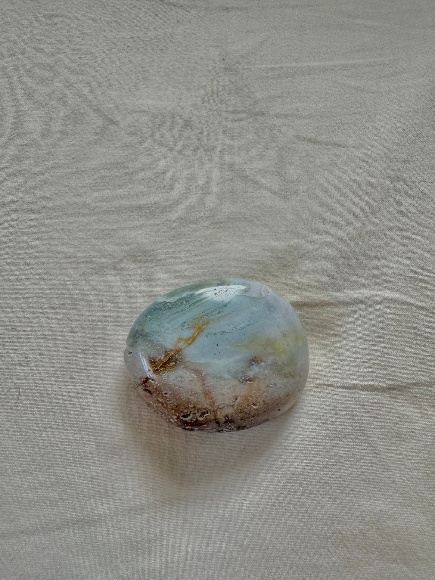 Ocean Jasper Palm Stones, Crystal Palm Stone