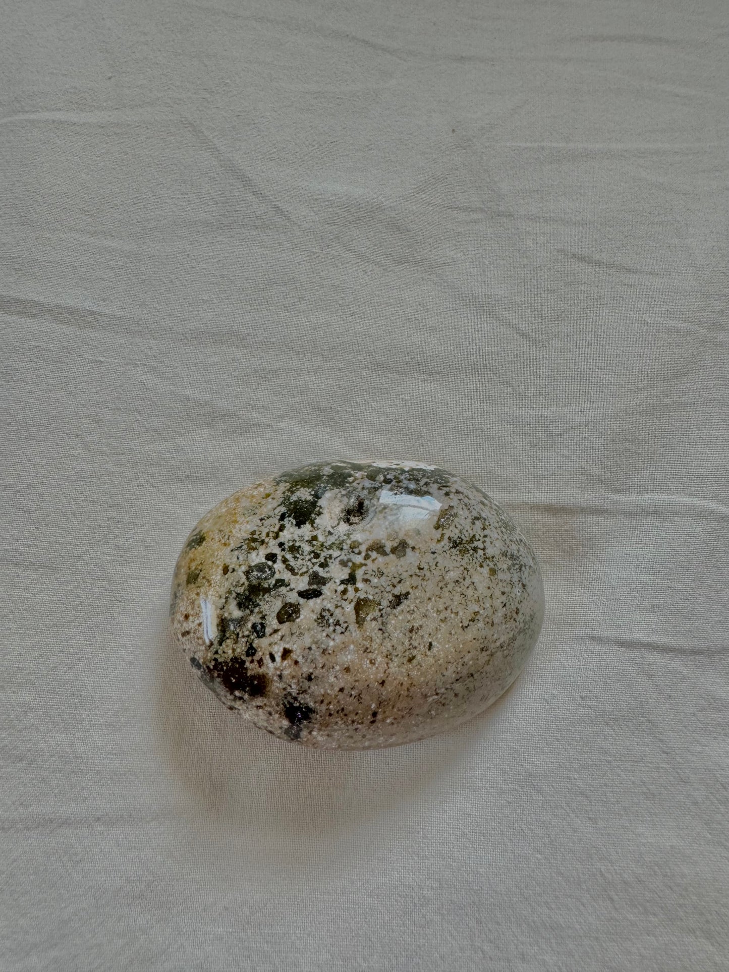 Ocean Jasper Palm Stones, Crystal Palm Stone