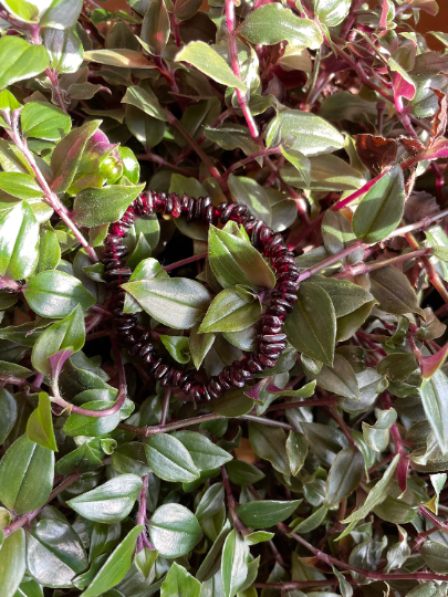 Garnet Crystal Chip Bracelet