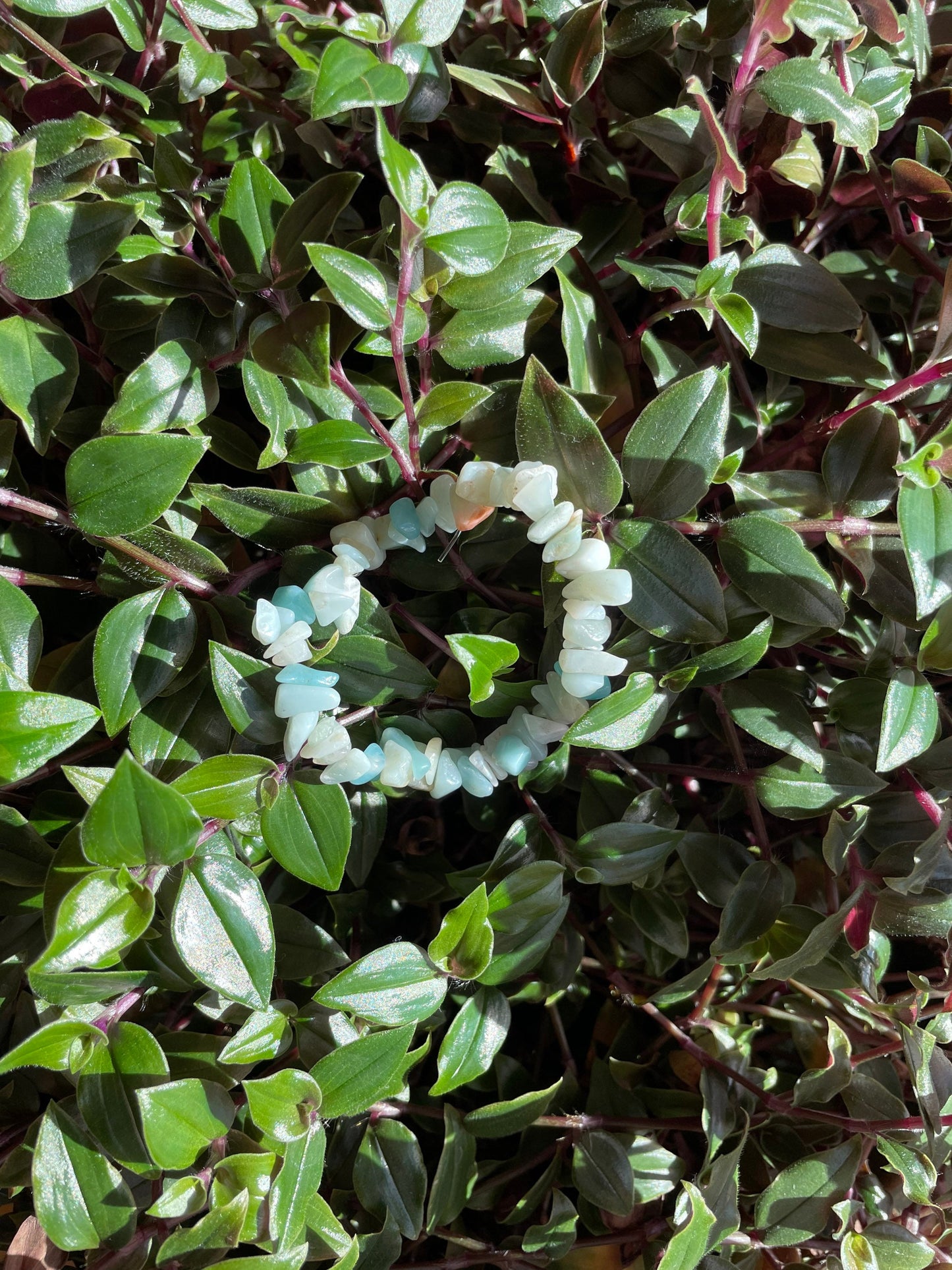 Amazonite Crystal Chip Bracelet