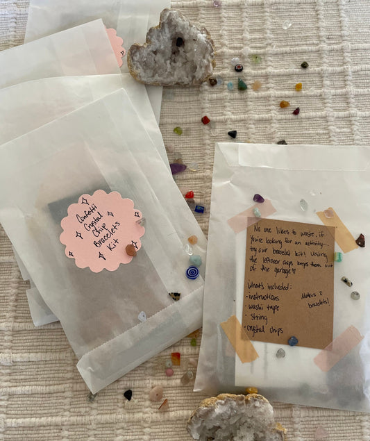 Build Your Own Confetti Crystal Chip Bracelets (Kit)