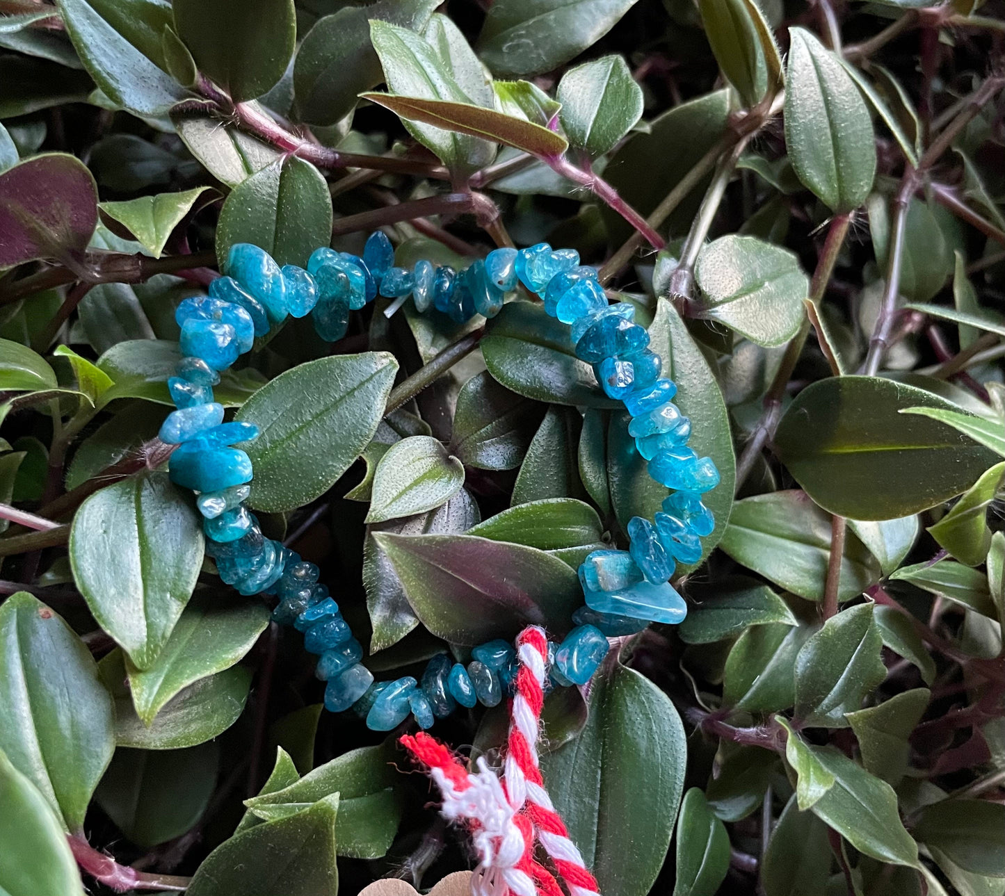 Apatite Crystal Chip Bracelet