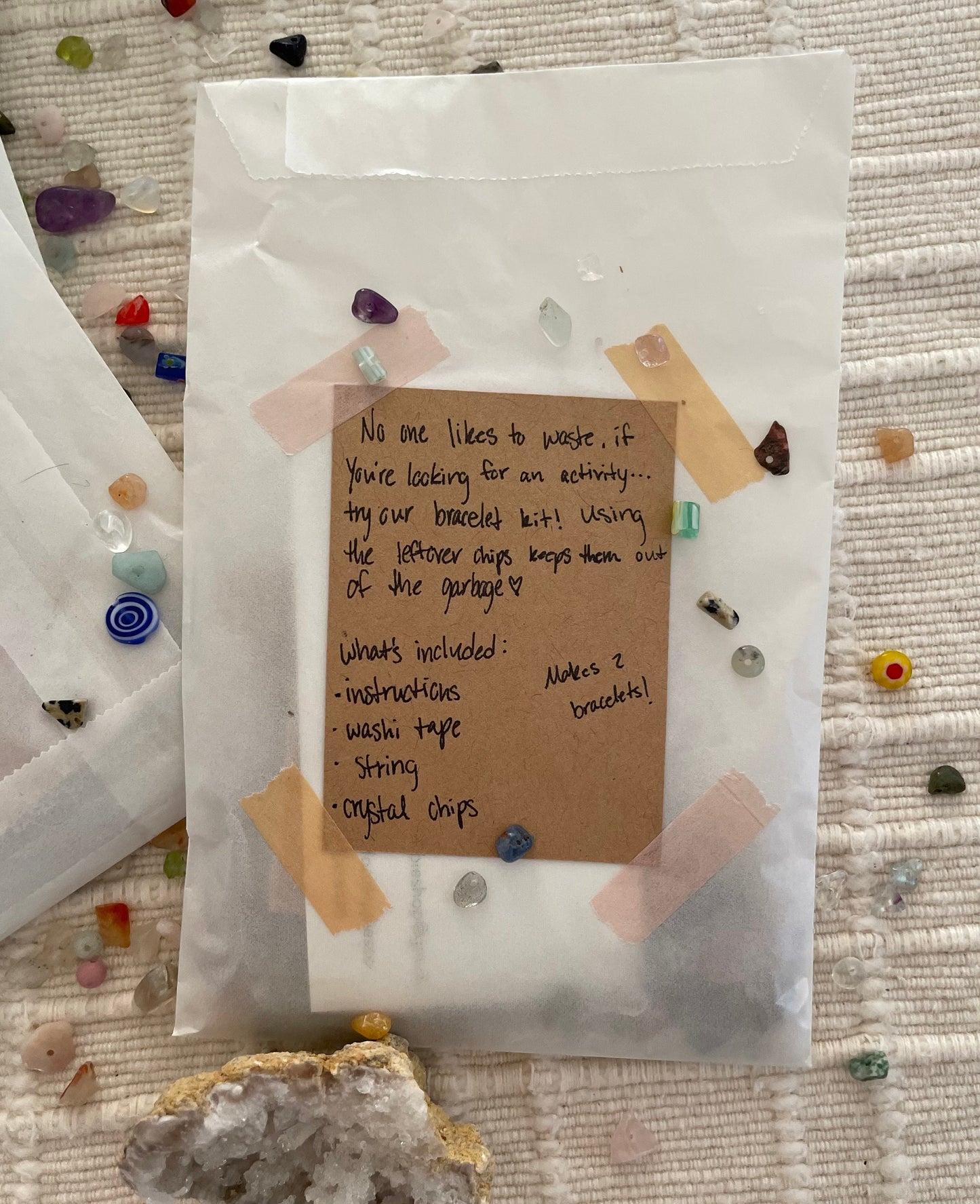 Build Your Own Confetti Crystal Chip Bracelets (Kit)