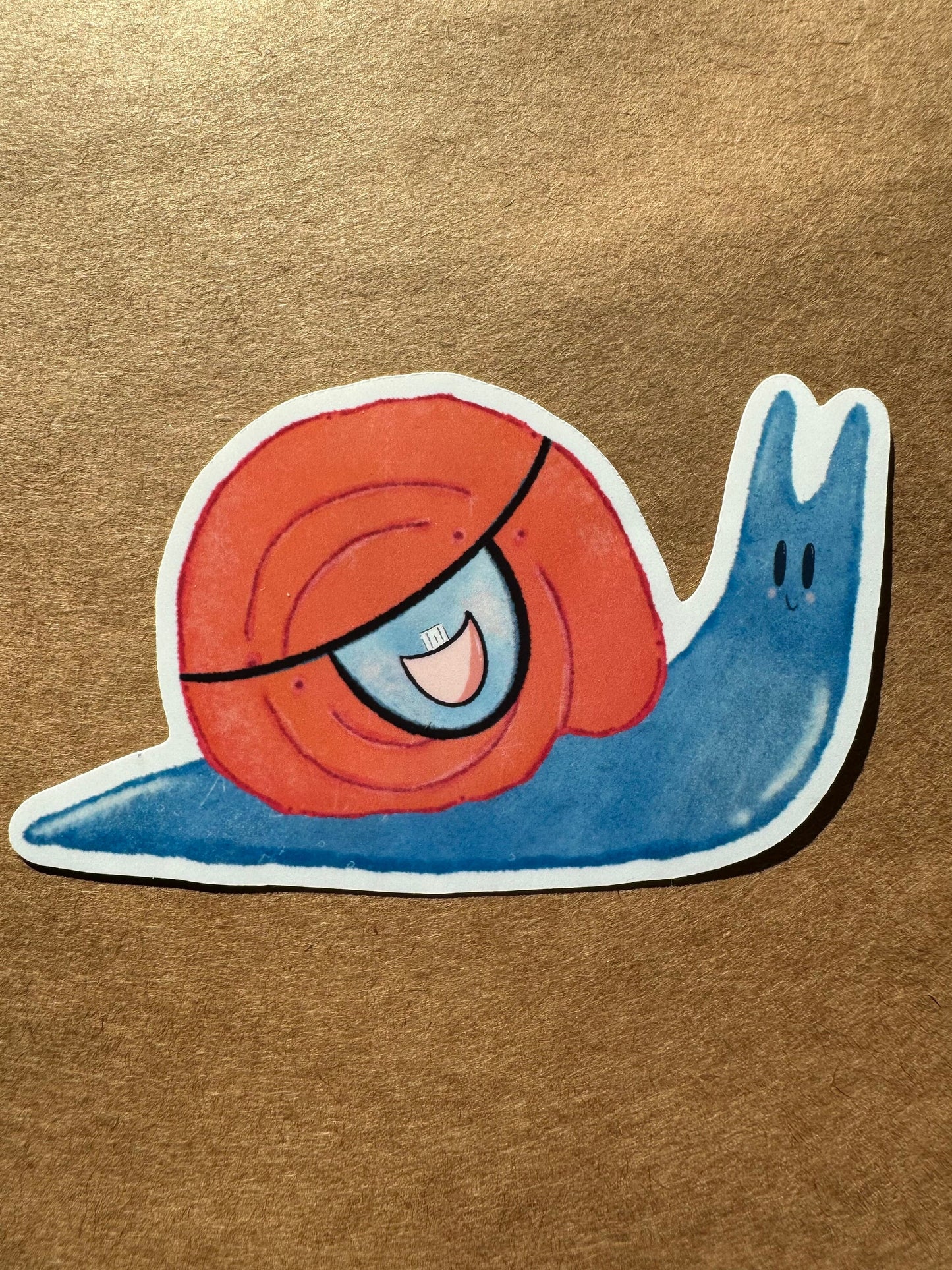 Mail Snail Glossy Sticker